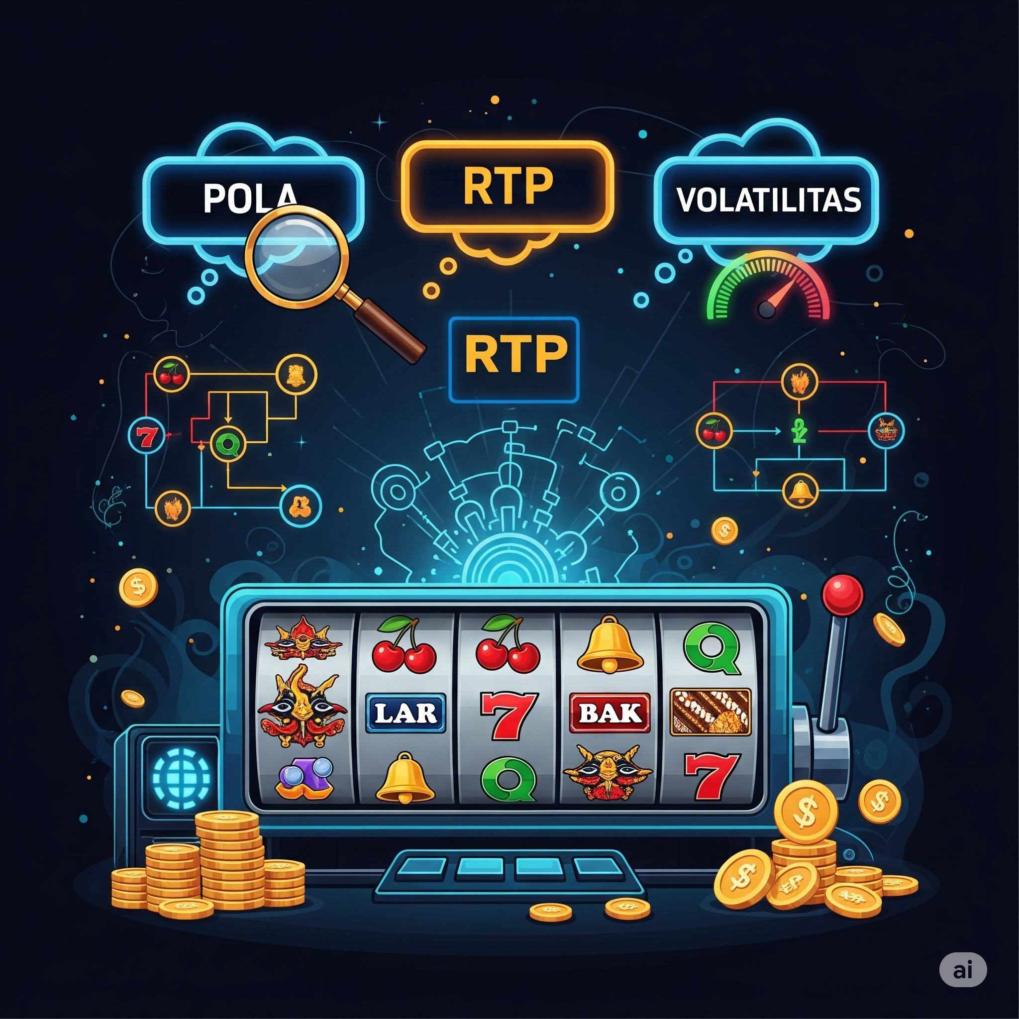 Pola, RTP, dan Volatilitas: Kunci Memahami Mesin Slot Online